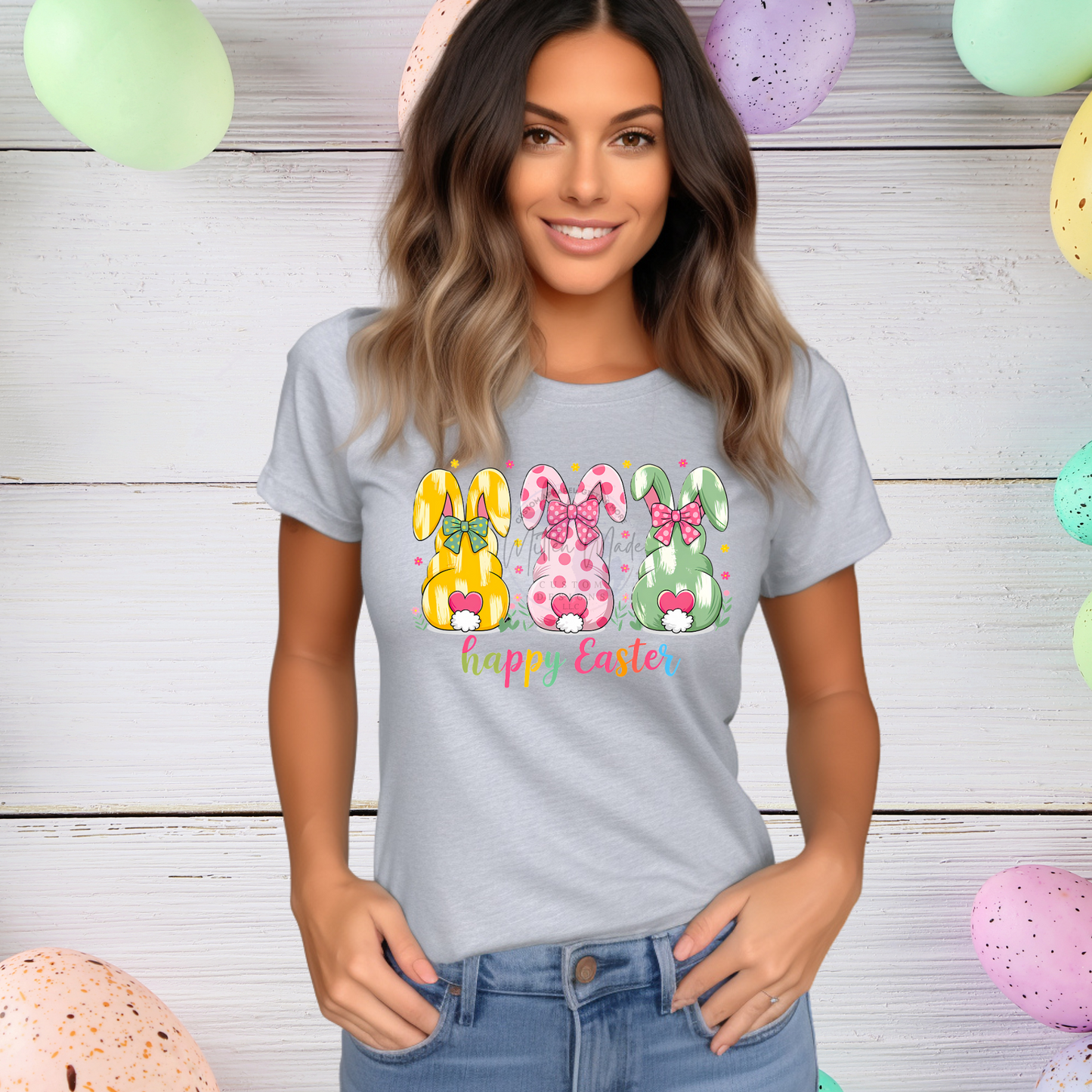 Happy Easter Bunny DTF Transfer
