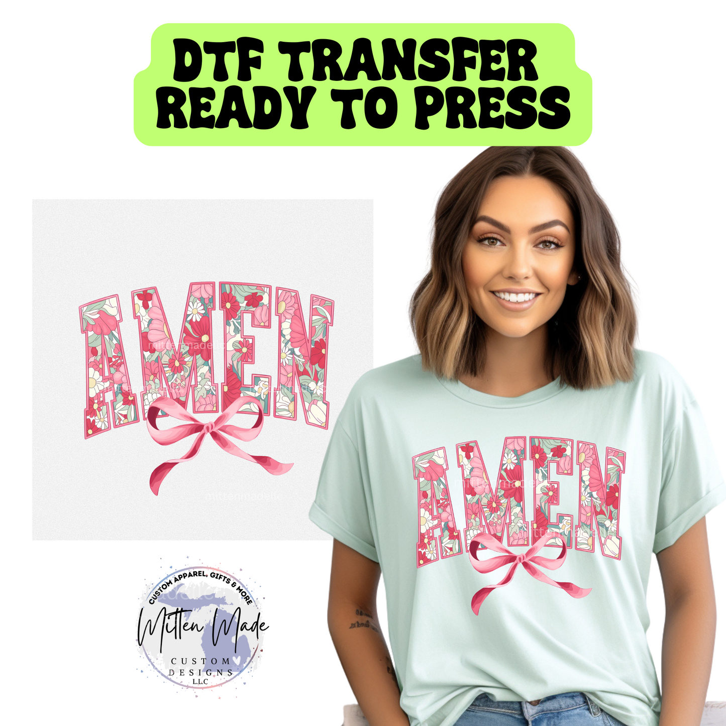 Amen DTF Transfer