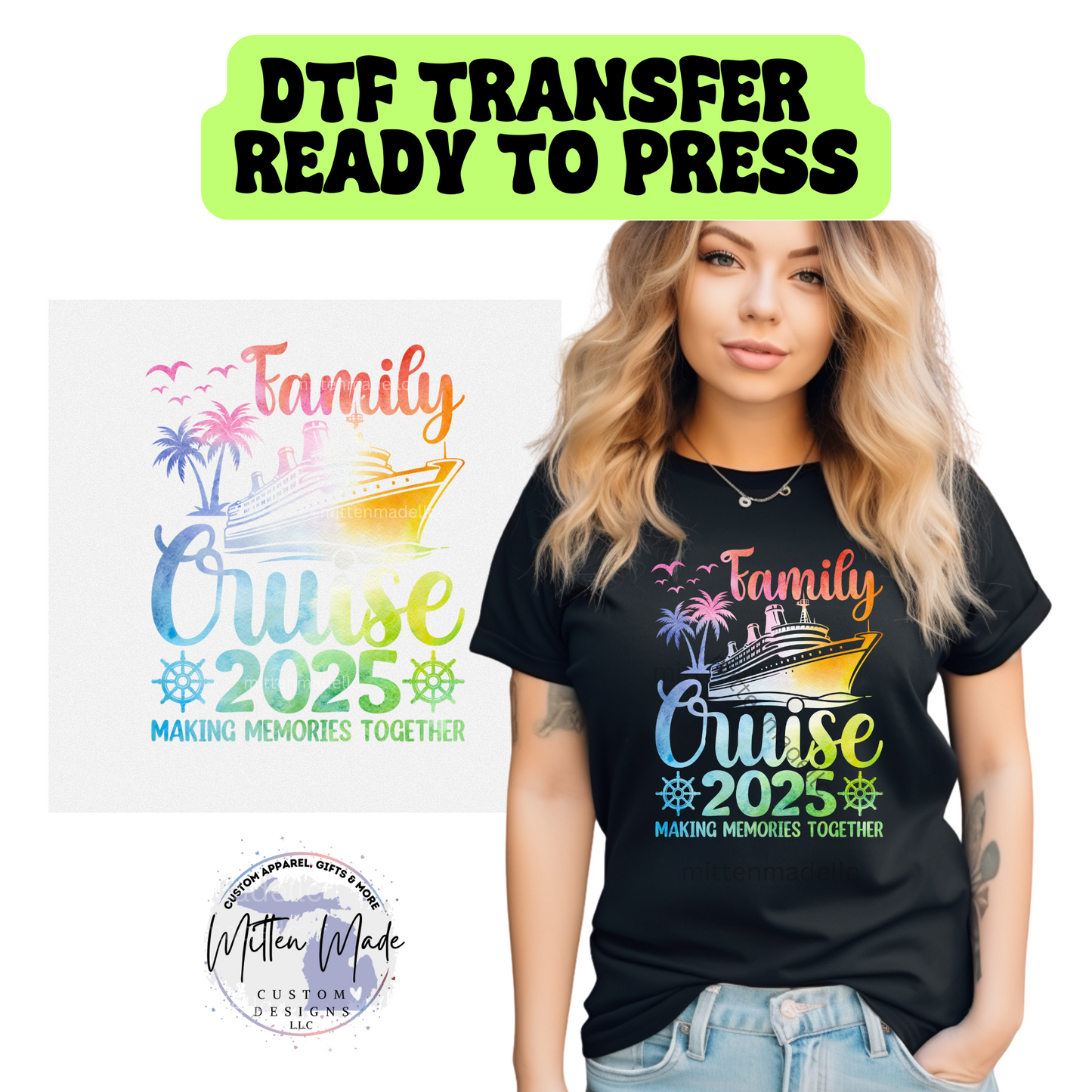 Family Cruise DTF Transfer
