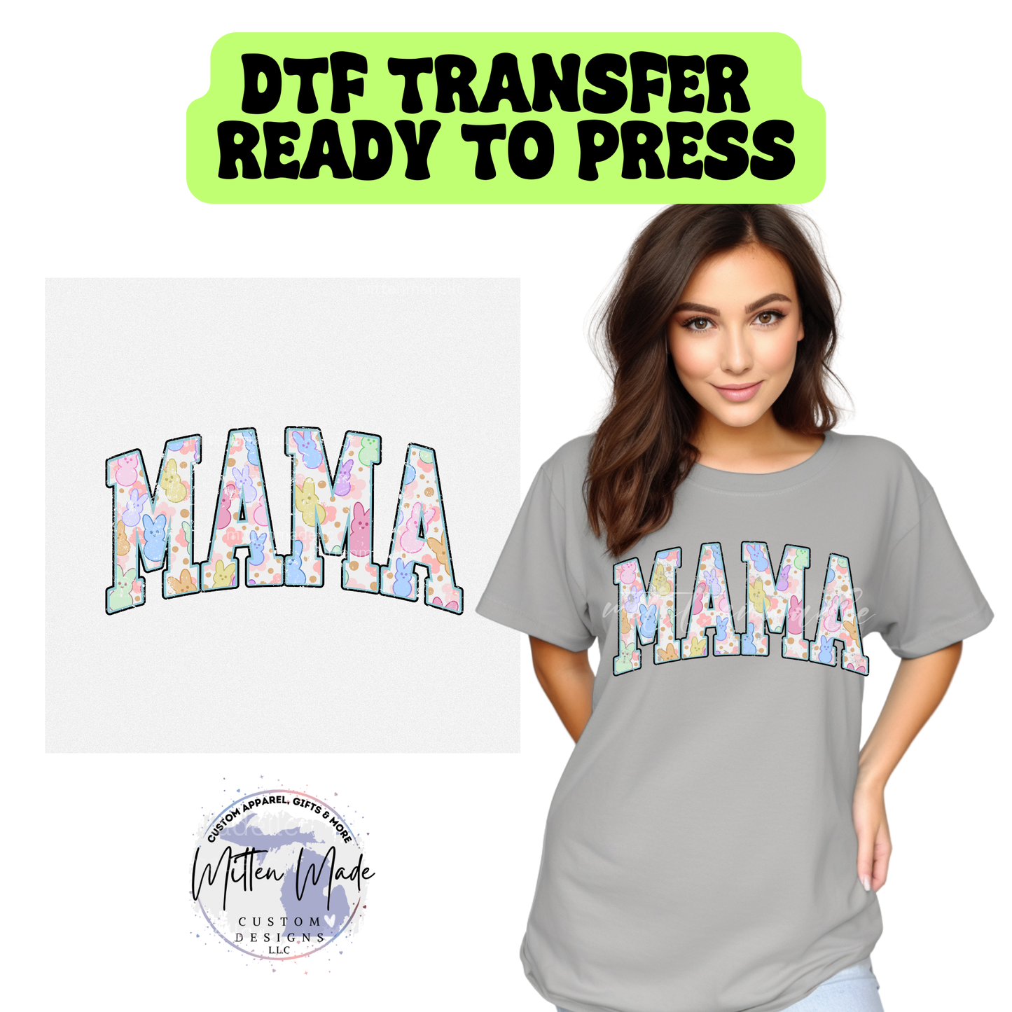Peep Mama Easter DTF Transfer