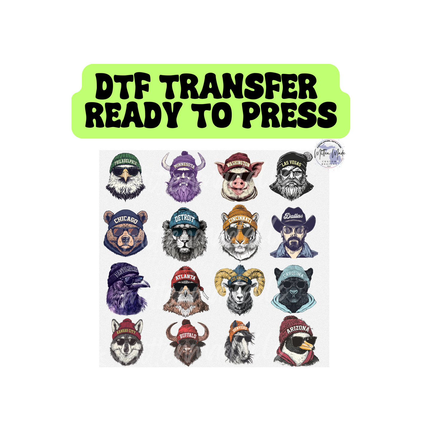 Mascot Football DTF Transfer