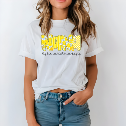 Custom Personalized Mother's Day T-Shirt