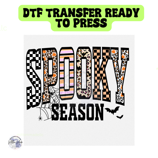 Retro Spooky Season DTF Transfer