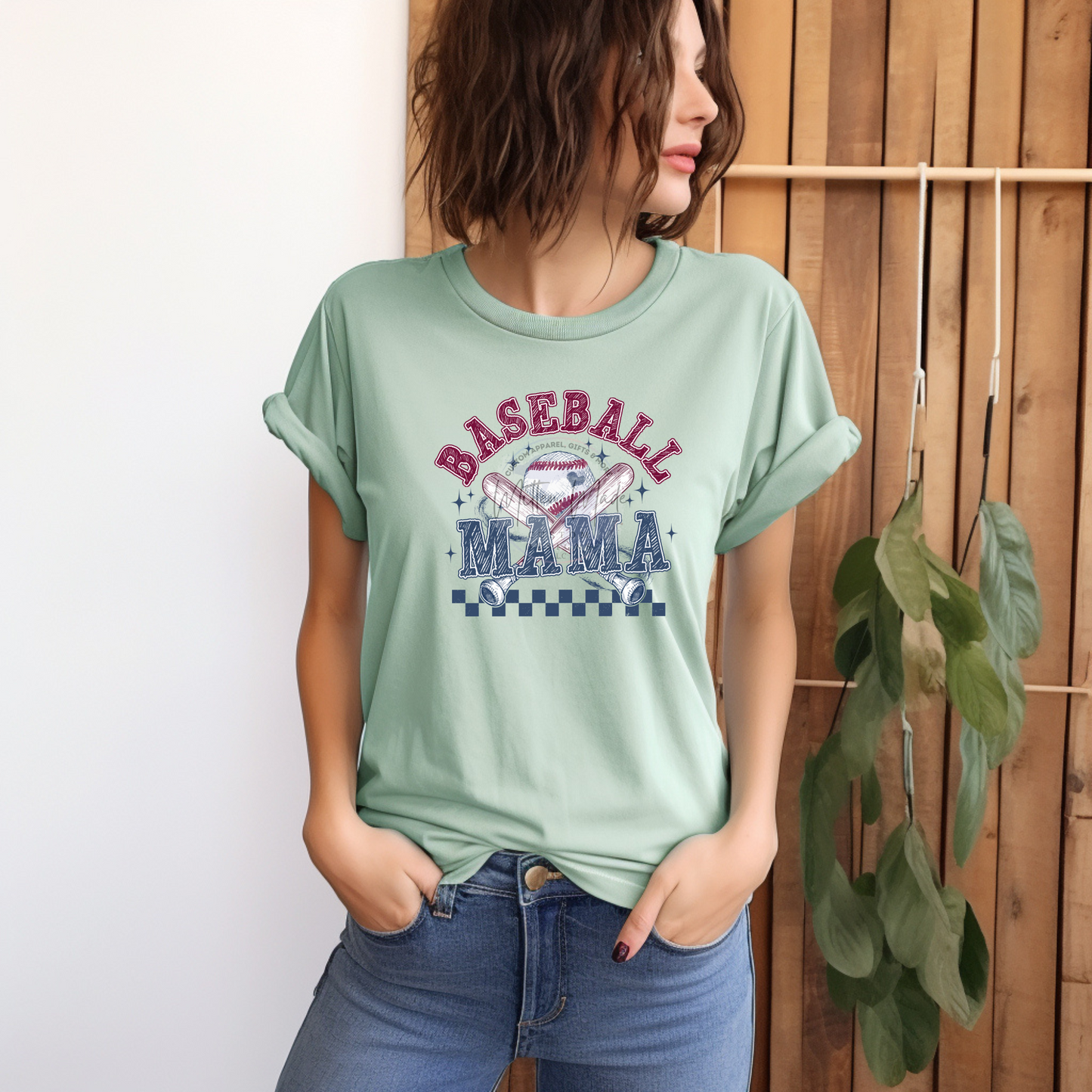 Retro Baseball Mama DTF Transfer