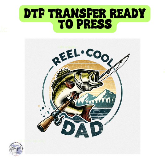 Reel Cool Dad DTF Transfer