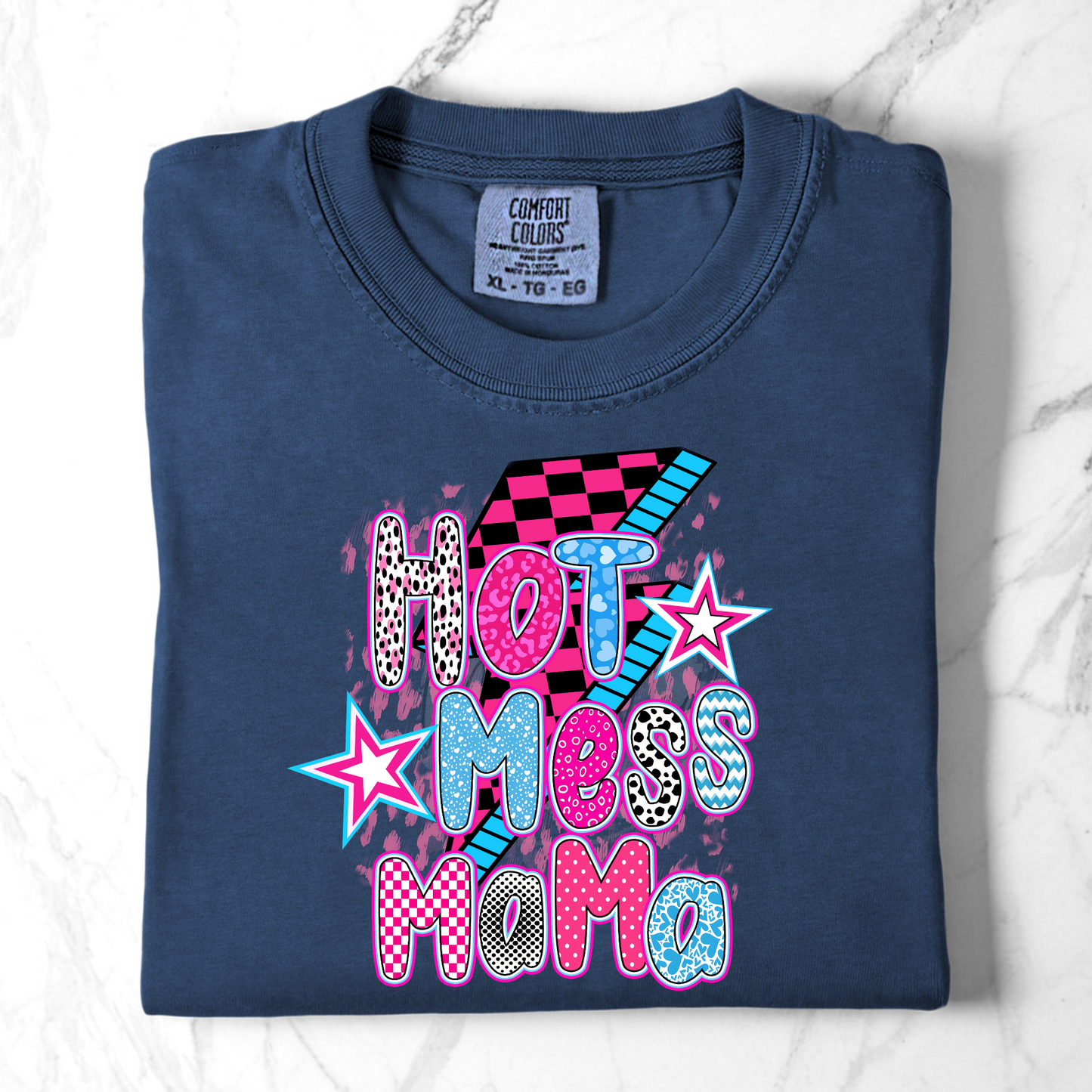 Hot Mess Mama DTF Transfer