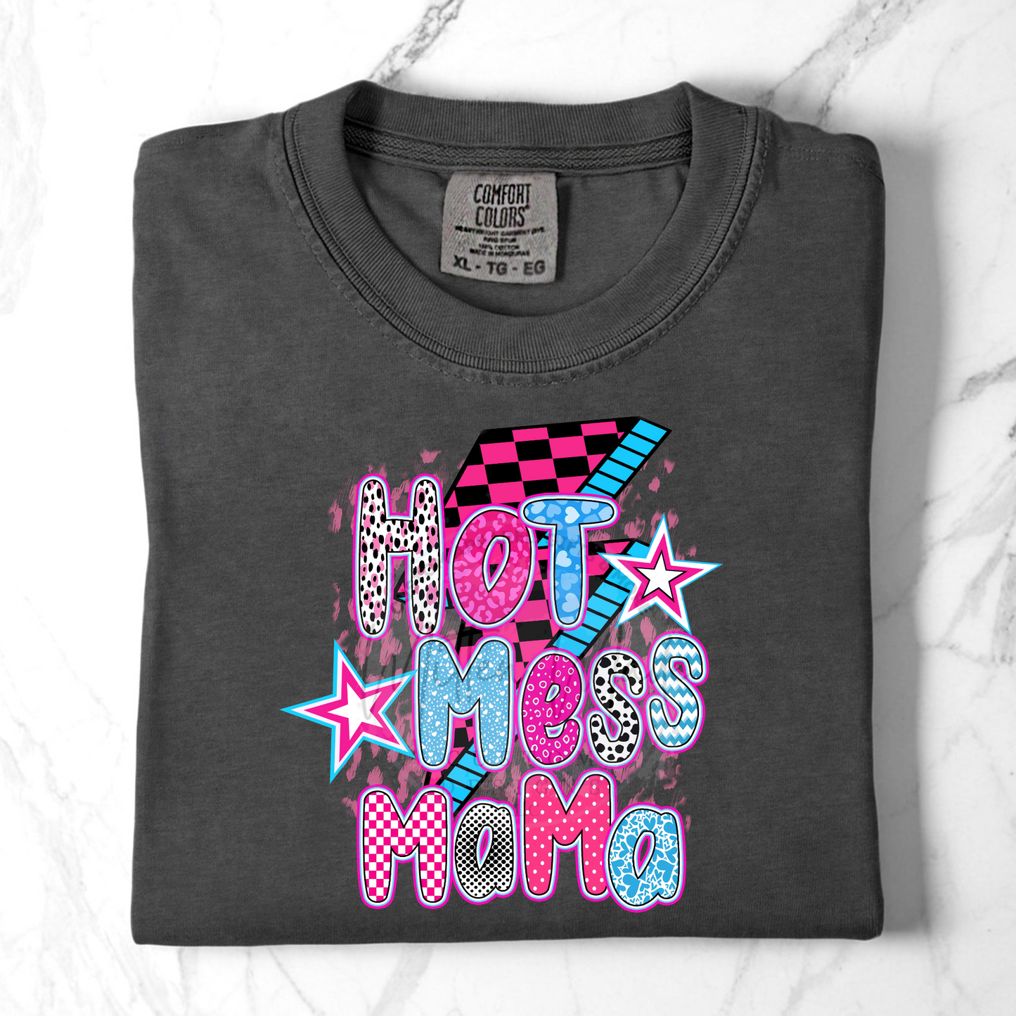 Hot Mess Mama DTF Transfer