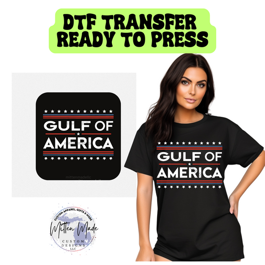 Gulf Of America (2) DTF Transfer