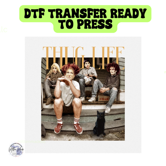 Halloween Witches Thug Life DTF Transfer