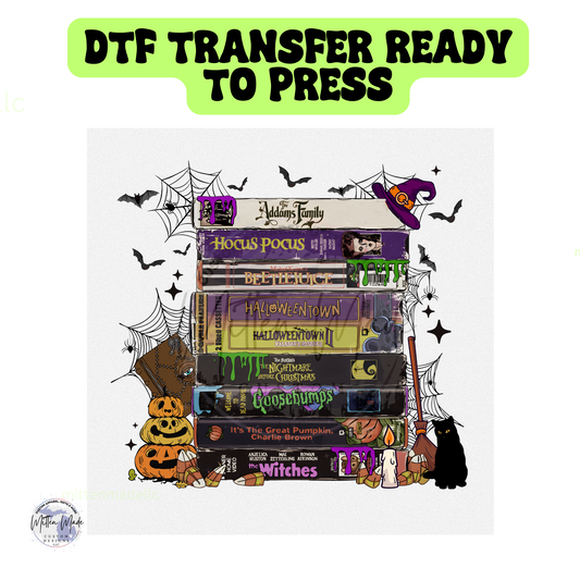Halloween Movies VHS DTF Transfer
