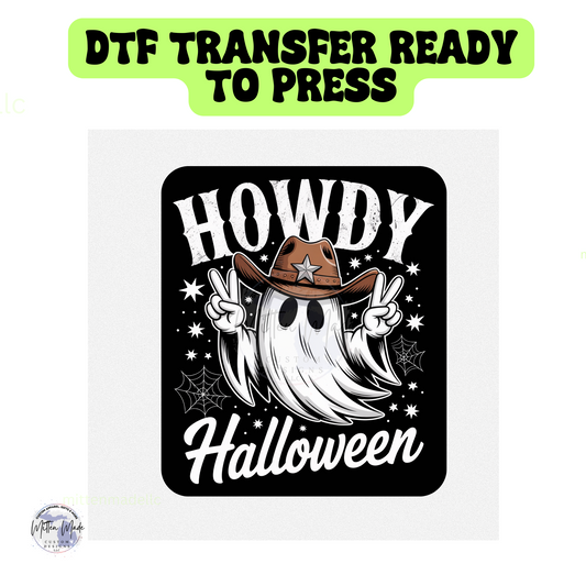 Howdy Halloween DTF Transfer