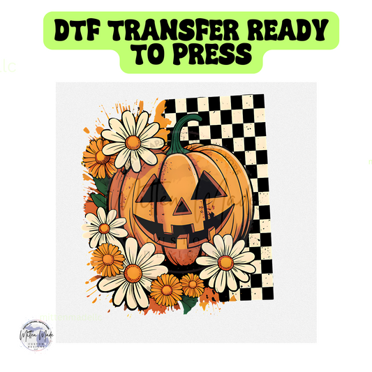 Retro Halloween DTF Transfer