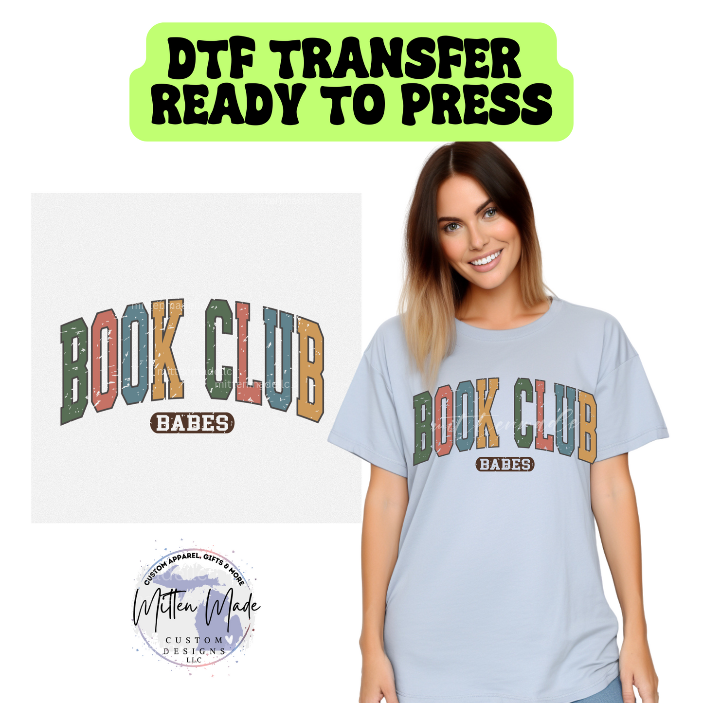 Book Club Babes DTF Transfers