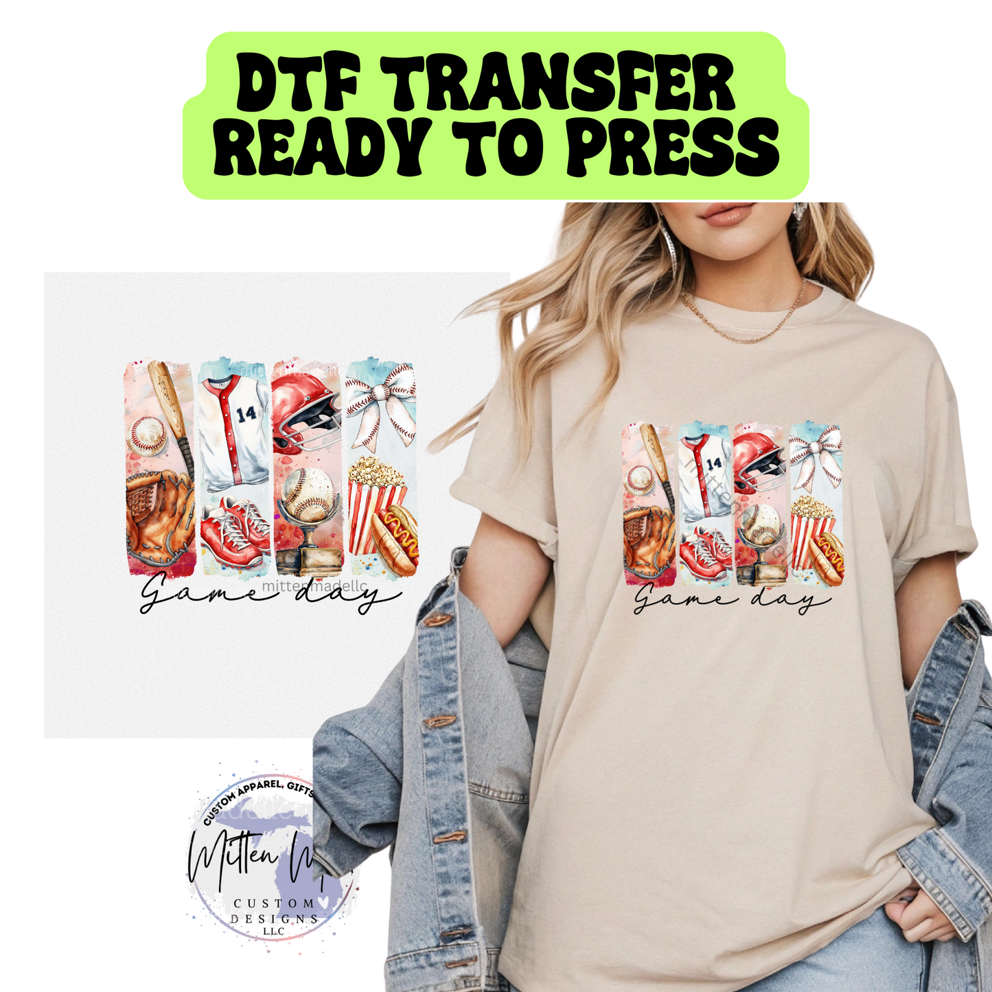 Game Day DTF Transfer
