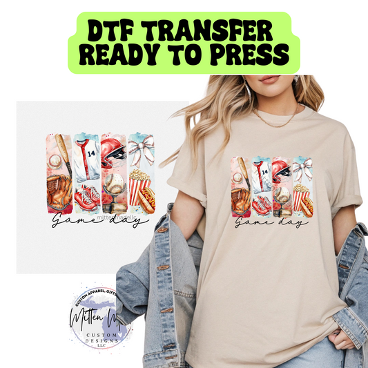 Game Day DTF Transfer