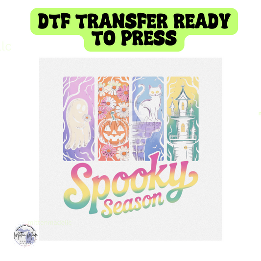Spooky Season Ready To Press DTF Transfer