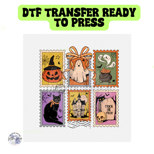 Retro Halloween DTF Transfer