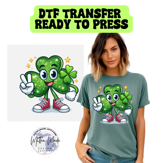 Ms. Shamrock DTF Transfer